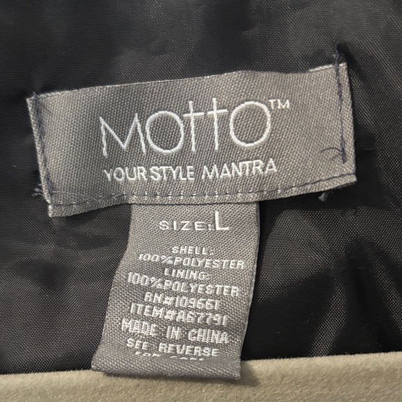 MOTTO Black Velvet Blazer NWT - Picture 3 of 10